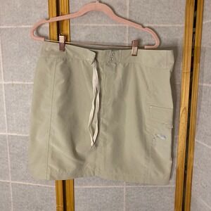 The‎ North Face Womens Khaki Cargo Skirt Size 12 Polyester Outdoor Adventure